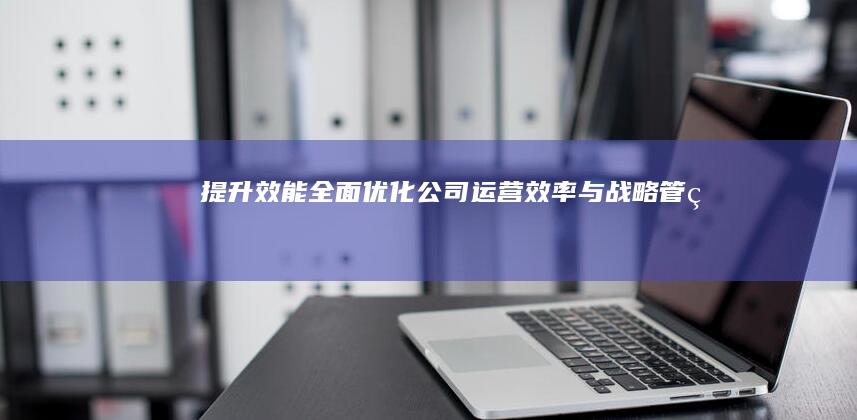 提升效能：全面优化公司运营效率与战略管理